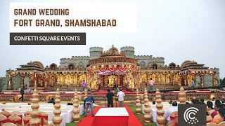 Fort Grand Shamshabad  South Indian Wedding  Wedding Planners Confetti Square Events [upl. by Hussein]