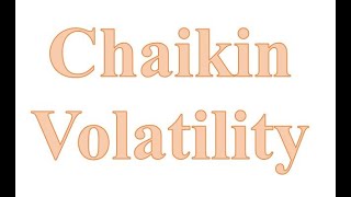 Chaikin Volatility [upl. by Lizabeth379]