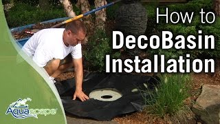 How to Install an Aquascape DecoBasin Fountain Kit [upl. by Aliemaj]