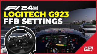 F1 24 Best Logitech G923 Wheel Settings Xbox PS5 PC  Much Better FFB  Logitech Not Working Fix [upl. by Norven186]