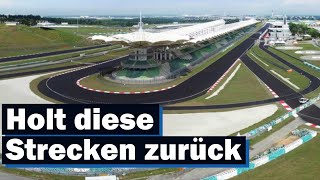 5 Formel 1 Strecken die zurück kommen sollen [upl. by Acnaiv766]