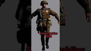 How change Soviet uniform in WW2 beggining war and victory [upl. by Eberhard]