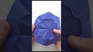 Cómo hacer un paraguas de papel fácil Paraguas de origami [upl. by Ohploda]