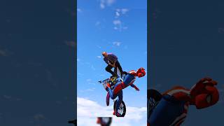 GTA 5 Bike Stunt Fails Pt 35 Euphoria Physicsgta5 epicragdolls spiderman gtav [upl. by Anthea]