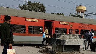 Howrah Amritsar Express at Gauriganj [upl. by Adnoraj]