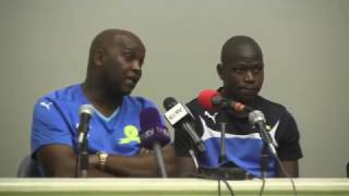 Pitso Mosimane at preCAFCL final second leg press conference [upl. by Ignatius]