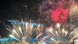 New Year 2024  Singapore Spectacular Fireworks [upl. by Ettigdirb]