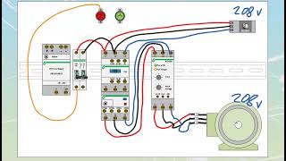 Wiring a Schneider Softstarter for a Motor [upl. by Nohtan]