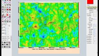 Tutorial 14  Stochastic groundwater modeling  single realization of hydraulic conductivity [upl. by Hazrit419]