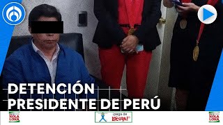 Así fue la detención de Pedro Castillo expresidente de Perú [upl. by Anaul]