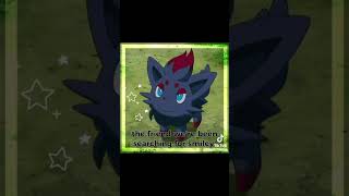 Zorua and hisuian zorua3 pokemon edit zorua creditstotheoriginalcreator [upl. by Ntsyrk]