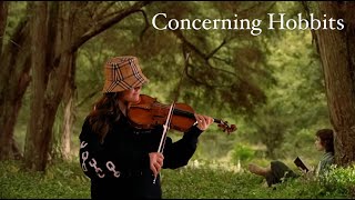 The Lord of the Rings  Concerning Hobbits  Violin Cover  BucketHatViolingirl [upl. by Ille]