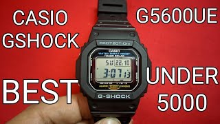 Casio gshock G5600UE Solar variant  Best gshock under 5000 [upl. by Bywoods]