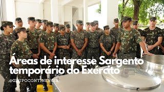 Oportunidades para Sargento temporário do Exército com nível técnico [upl. by Nauh]