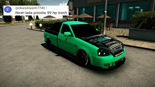 Gearbox Lada Priora car parking 99hp Tune up  inner no edit mass [upl. by Nageek]