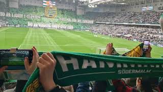 Tele2 Arena Hammarby 31 Kalmar FF 2024 quotJust i dag är jäg stärkquot [upl. by Zabrine]