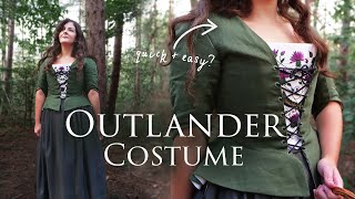 Making an Outlander 18th Century Inspired Costume but not travelling back in time [upl. by Weisbrodt]