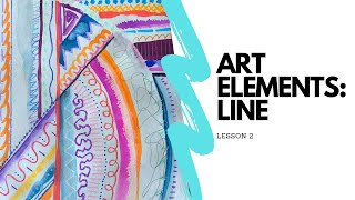 FREE Homeschool Art Curriculum  Art Element Line  52 Weeks of Art  Week 2 with Jenna Layton [upl. by Sudnak795]