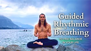 Balance Guided Rhythmic Breathing To Feel Peace I 3 Rounds I 2x2 Method [upl. by Bloom]