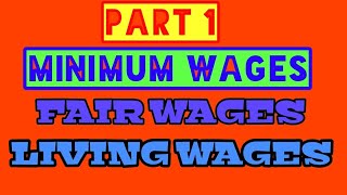 Minimum WagesFair Wages Living WagesLabour Law LLBJUDICIARYConstitution [upl. by Anyahc]