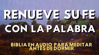 RENUEVE SU ESPÍRITU CON LA BIBLIA HABLADA AL SONIDO DE LA LLUVIA [upl. by Laidlaw]