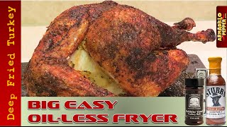 How to Fry a Turkey in CharBroils Big Easy Oilless Fryer [upl. by Sillaw]