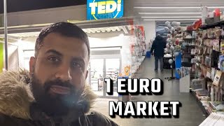 1 of the cheapest shop in germany🇩🇪 Everything in just 1 euro😍 [upl. by Atikat]