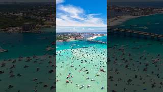 Crab Island Florida Bridge Destin Harbor in Okaloosa crabisland destin [upl. by Cesya887]