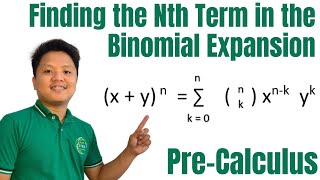 Finding the Nth Term in the Binomial Expansion  Binomial Theorem  PreCalculus [upl. by Nyledam24]