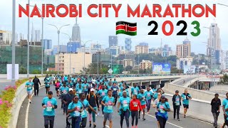 How the Nairobi City Marathon 2023 went down [upl. by Ahsiekat]