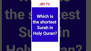 Islamic General Knowledge Question Answers shorts shortvideo islam quran gk quiz tiktok [upl. by Joly]