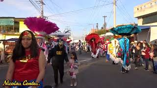 Carnaval Papalotla tlaxcala 2024  barrio del Carmen [upl. by Aizitel]