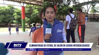 Juegos Intercolegiados en Aguachica Emoción en el fútbol sala femenino [upl. by Klepac]