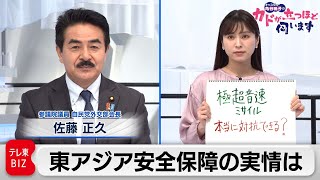 極超音速ミサイル 日本の備えは？ 佐藤正久氏 参議院議員、自由民主党外交部会長【角谷暁子の「カドが立つほど伺います」】（2022年1月11日） [upl. by Andres]