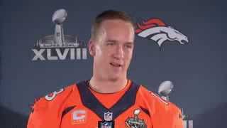 Peyton Manning responds to Sherman quotI throw touchdown ducksquot [upl. by Devol]