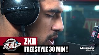 Exclu Zkr  Freestyle de 30 minutes  PlanèteRap [upl. by Yrrol143]