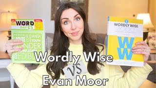 WORDLY WISE VS EVANMOOR A WORD A DAY  HOMESCHOOL VOCABULARY CURRICULUM COMPARISON amp REVIEW [upl. by Eerehs]