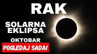 🌟✨ ♋︎ RAK  TVOJA SOLARNA EKLIPSA  OKTOBAR ✨🌟horoskop tarotcitanje astro [upl. by Atila]