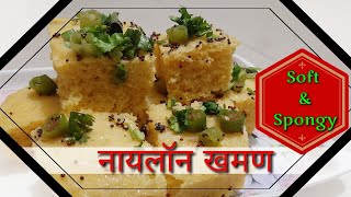 Nylon khaman recipe with tips to make it perfect स्पंजी नायलोन खमण [upl. by Meridith336]