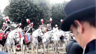 Fanfara solenne  Fanfara 4 reggimento Carabinieri a Cavallo  Festa Piatto santAntonio ab 7 [upl. by Nonnaehr646]