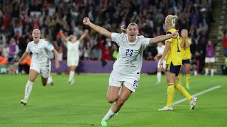 Euro féminin 2022  les Anglaises assomment la Suède et soffrent une finale à domicile • FRANCE 24 [upl. by Marlin]