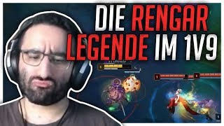 Die Rengar Legende im 1v9 Stream Highlights League of Legends [upl. by Meela]