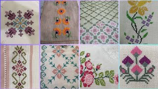 Gorgeous cross stitch patterns countable embroidery charsutikarhailatest dosuti design ideas2024 [upl. by Laure125]