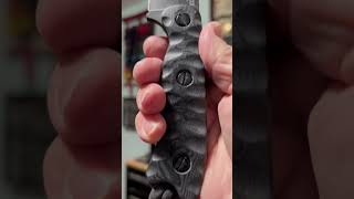 KaBar Becker BK18 Harpoon Fixed Blade Knife Custom Micarta Scales Upclose and Personal [upl. by Cardwell]