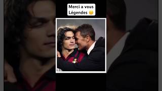 Le temps passe mes amis les larmes cette vidéo 😕 football legend maldini ronaldinho cruyff [upl. by Merissa]