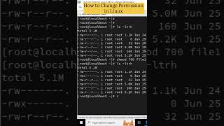 Change File Permission  Chmod Command In Linux  SN Linux [upl. by Zasuwa]