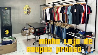 Loja de roupas pronta 🙏🏽  loja de roupas em casa 🏠 [upl. by Sparkie]