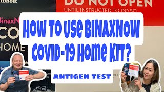 HOW TO USE BINAXNOW COVID19 HOME TEST  ABBOTT RAPID COVID19 TEST [upl. by Airamanna]