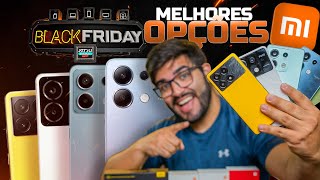 TOP 5 Melhores Smartphones da XIAOMI para COMPRAR na Black Friday 2024 [upl. by Salem]