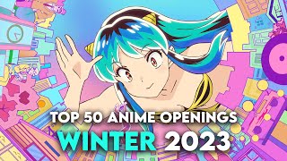 My Top 50 Anime Openings of Winter 2023 [upl. by Coonan]